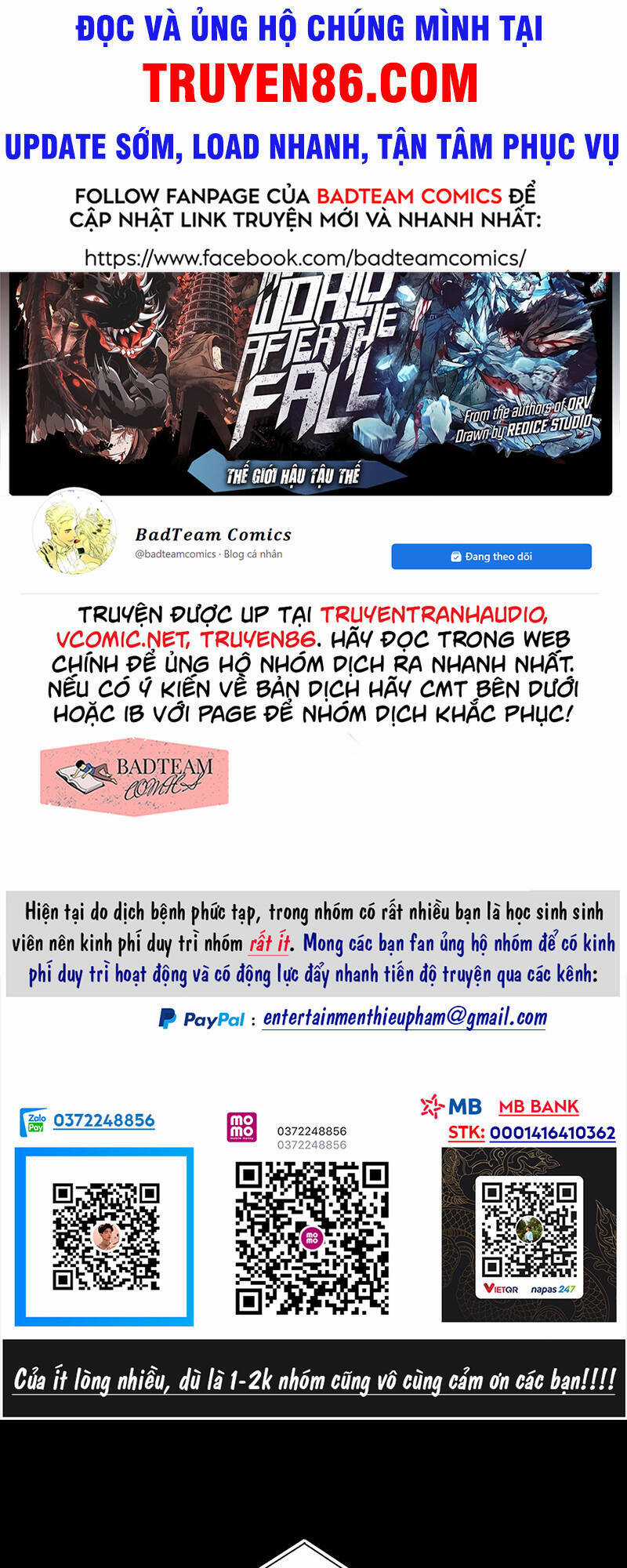 Anh Hùng Trở Về Chapter 4 trang 1