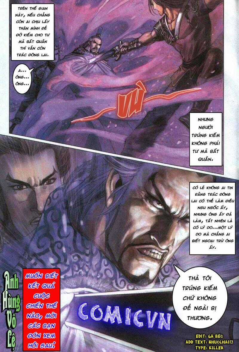 Anh Hùng Vô Lệ Chapter 5 trang 31
