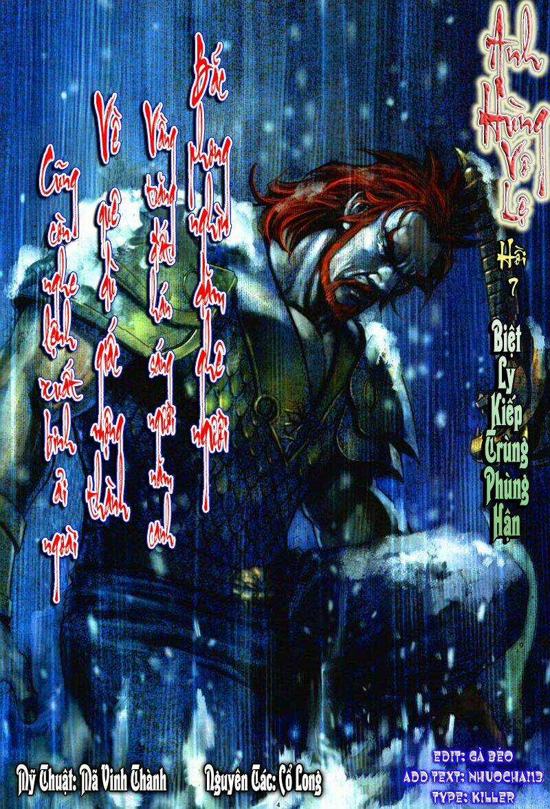 Anh Hùng Vô Lệ Chapter 7 trang 4
