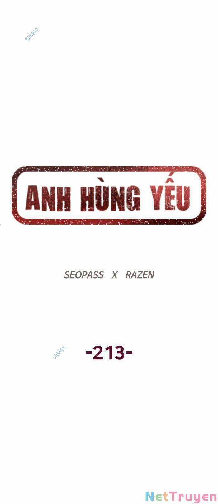 Anh Hùng Yếu Chapter 213 trang 1
