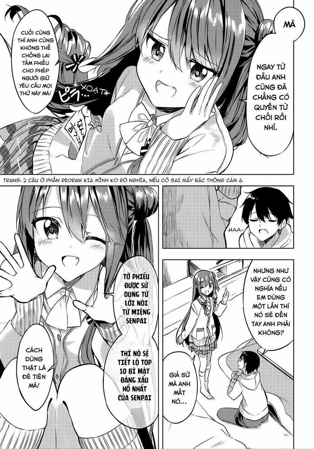 Anh Sẽ Nghe Lời Em Chứ? Senpai Chapter 2 trang 12