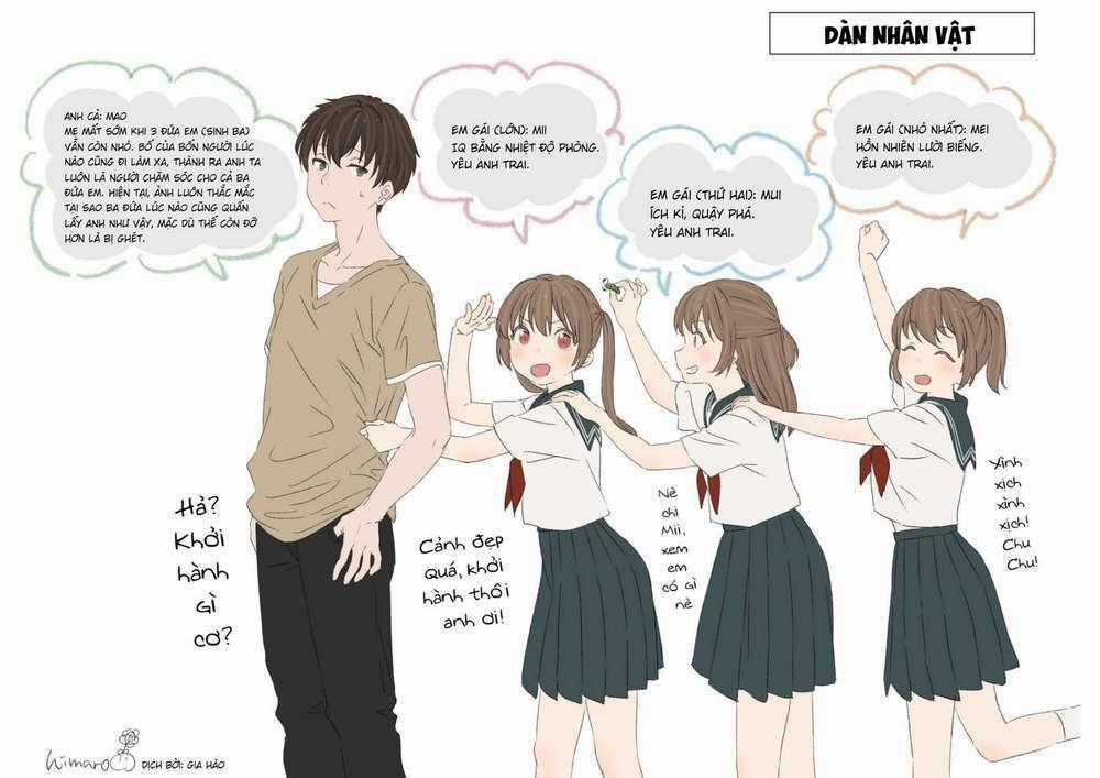 Anh Trai Cùng 3 Cô Em Gái Sinh Ba Chapter 1 trang 2