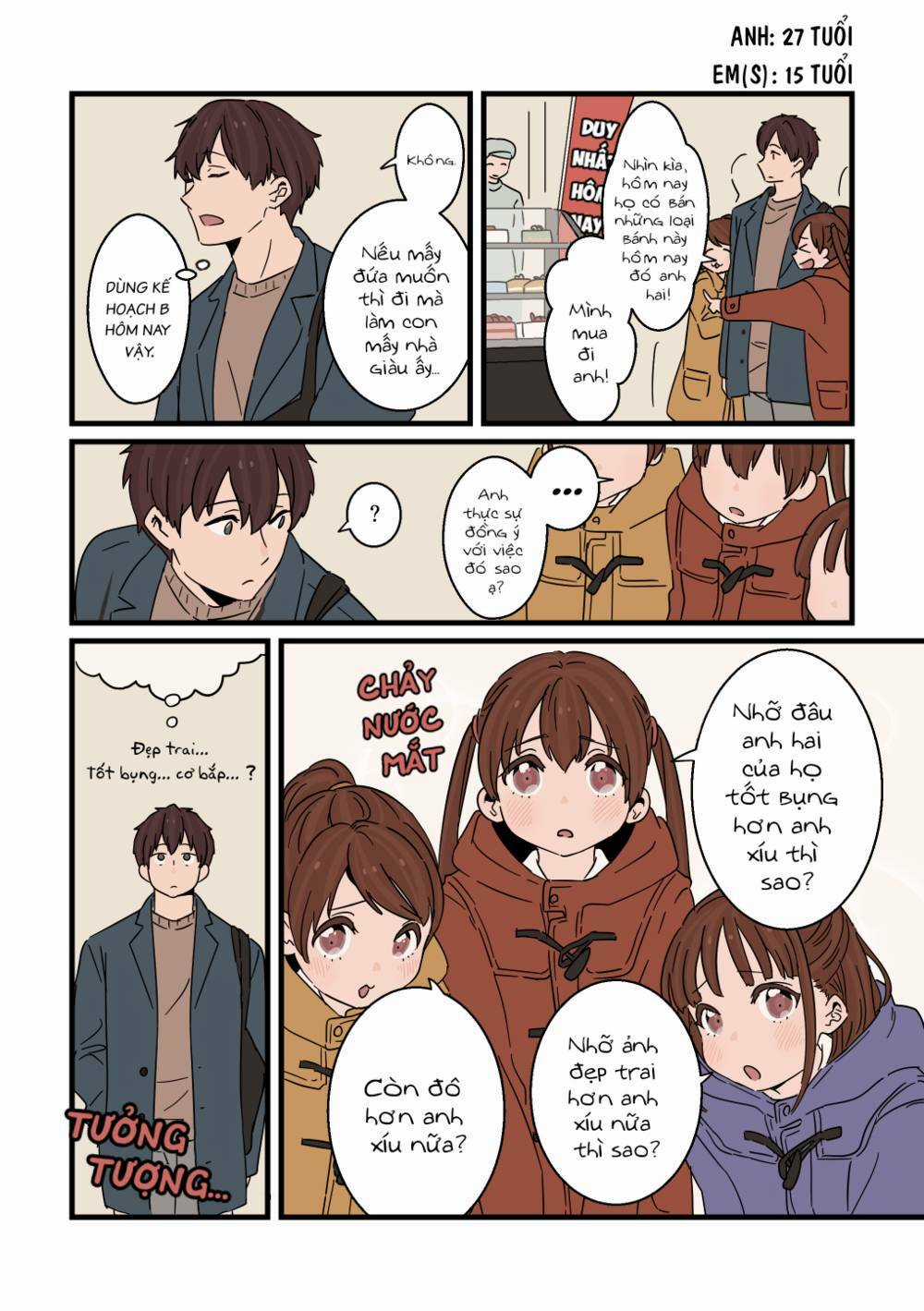 Anh Trai Cùng 3 Cô Em Gái Sinh Ba Chapter 12 trang 2