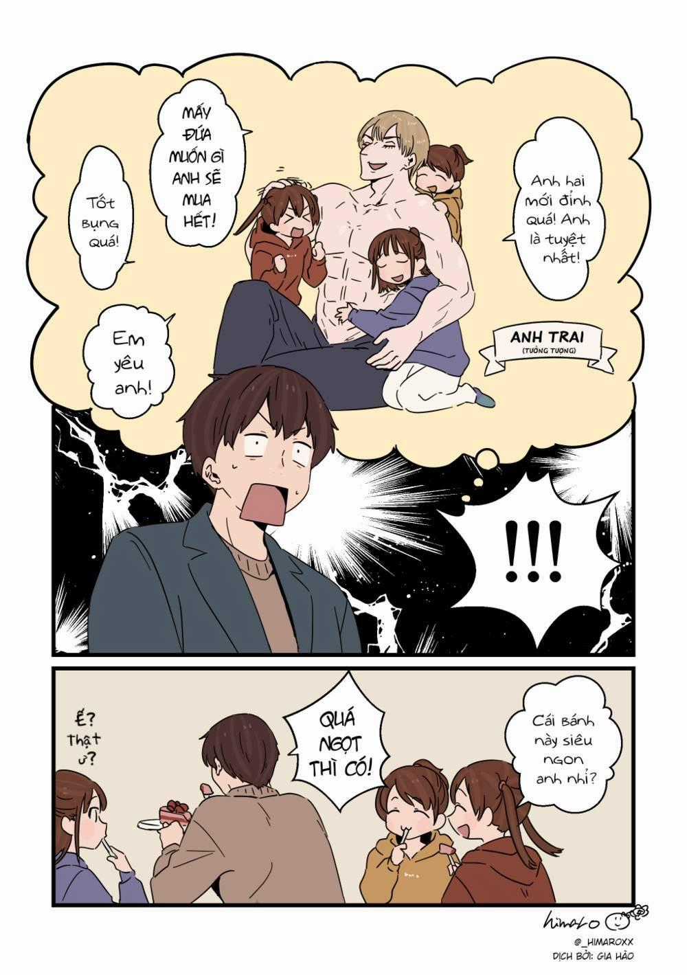 Anh Trai Cùng 3 Cô Em Gái Sinh Ba Chapter 12 trang 3