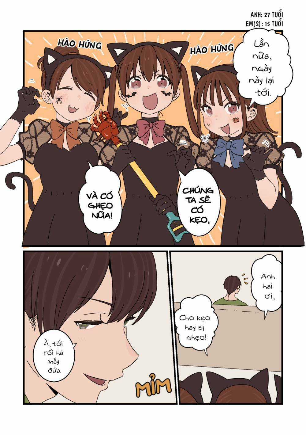 Anh Trai Cùng 3 Cô Em Gái Sinh Ba Chapter 16 trang 2