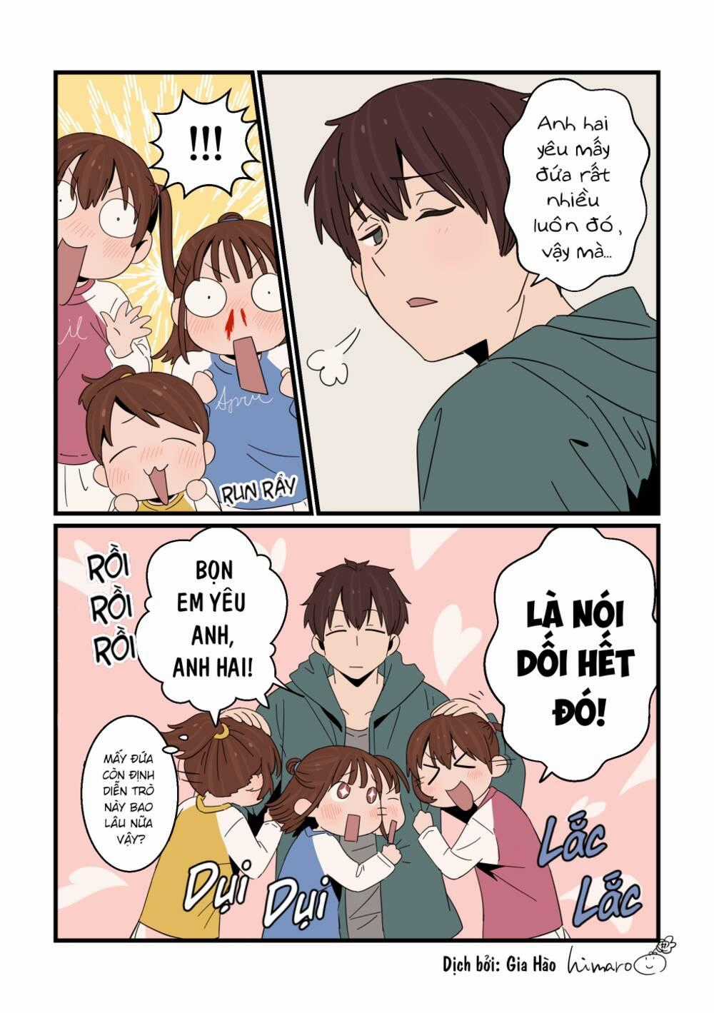 Anh Trai Cùng 3 Cô Em Gái Sinh Ba Chapter 17 trang 3