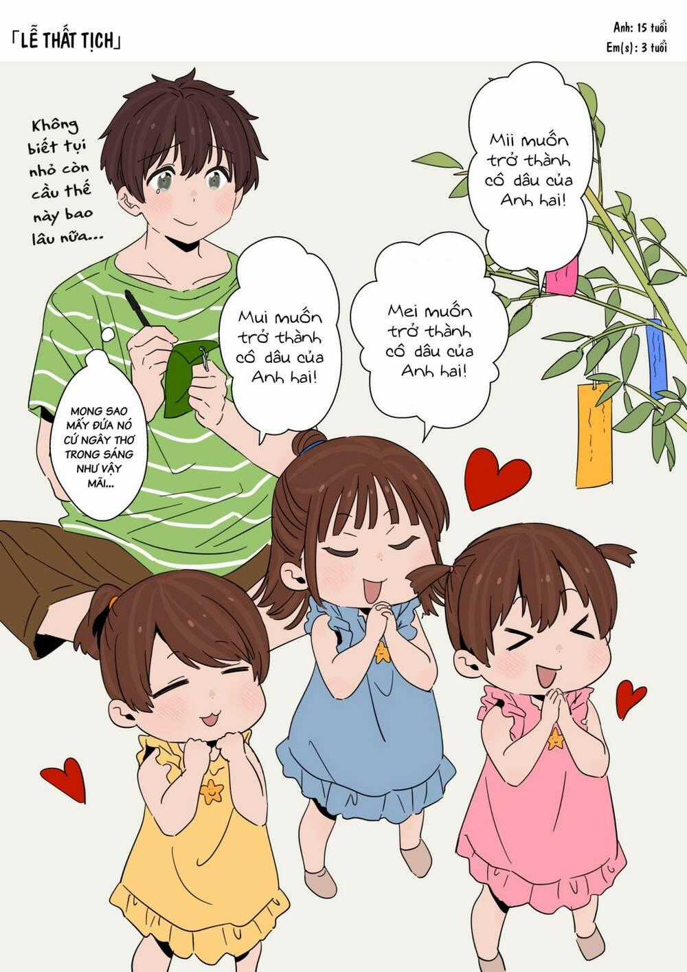 Anh Trai Cùng 3 Cô Em Gái Sinh Ba Chapter 18 trang 0