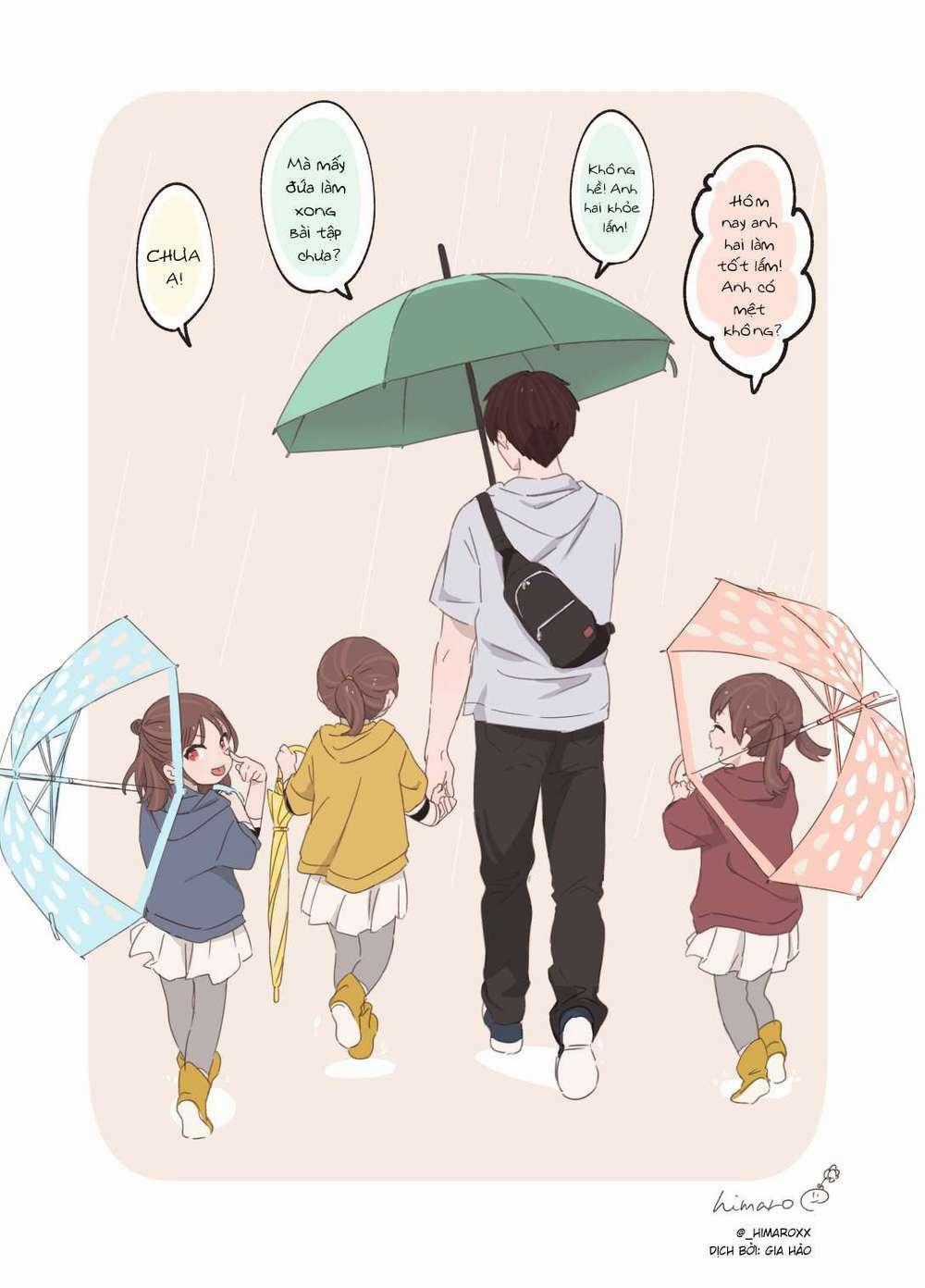 Anh Trai Cùng 3 Cô Em Gái Sinh Ba Chapter 7 trang 2