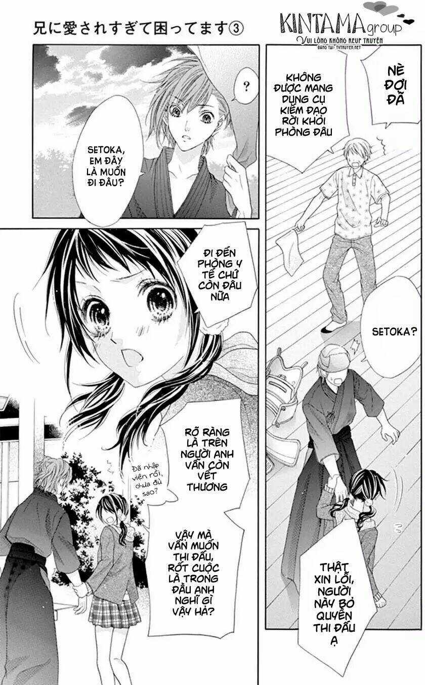 Ani Ni Aisaresugite Komattemasu Chapter 14 trang 22