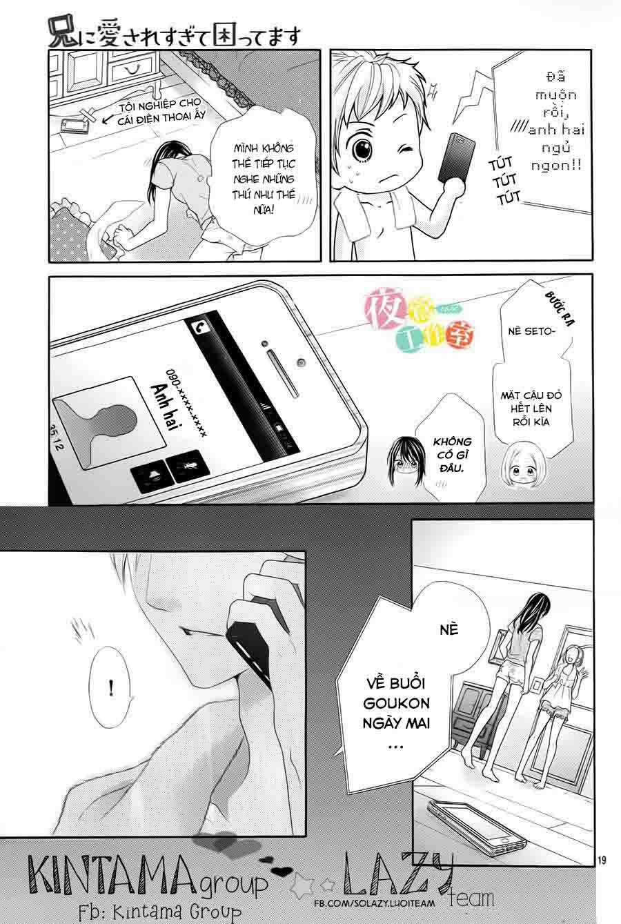 Ani Ni Aisaresugite Komattemasu Chapter 4 trang 23