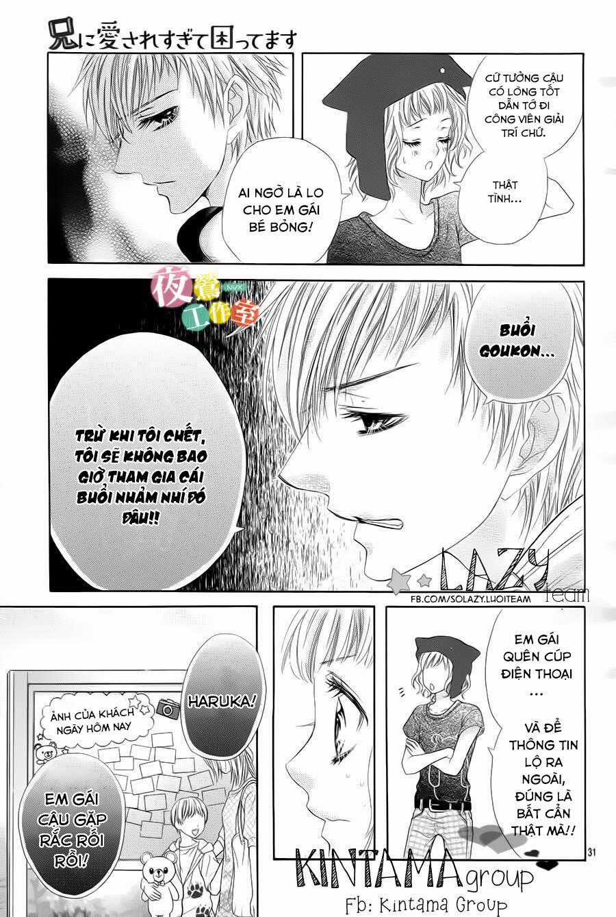 Ani Ni Aisaresugite Komattemasu Chapter 4 trang 35