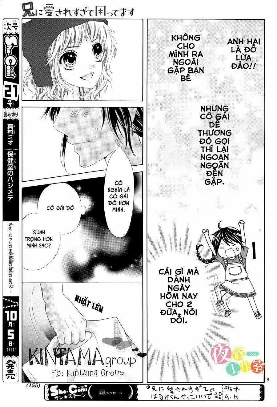 Ani Ni Aisaresugite Komattemasu Chapter 7 trang 19