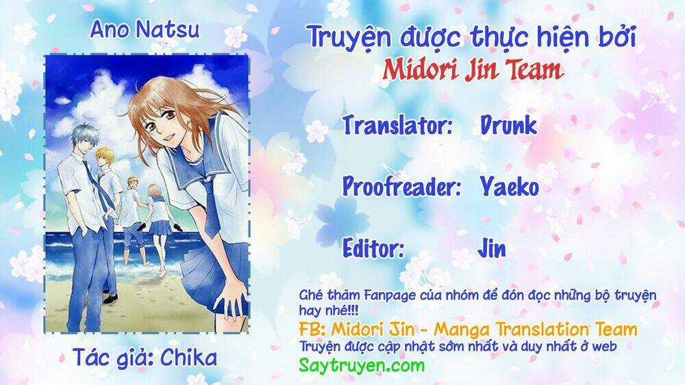 ANO NATSU Chapter 12 trang 2