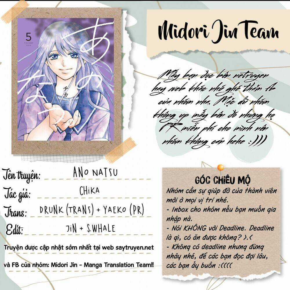 ANO NATSU Chapter 15 trang 2