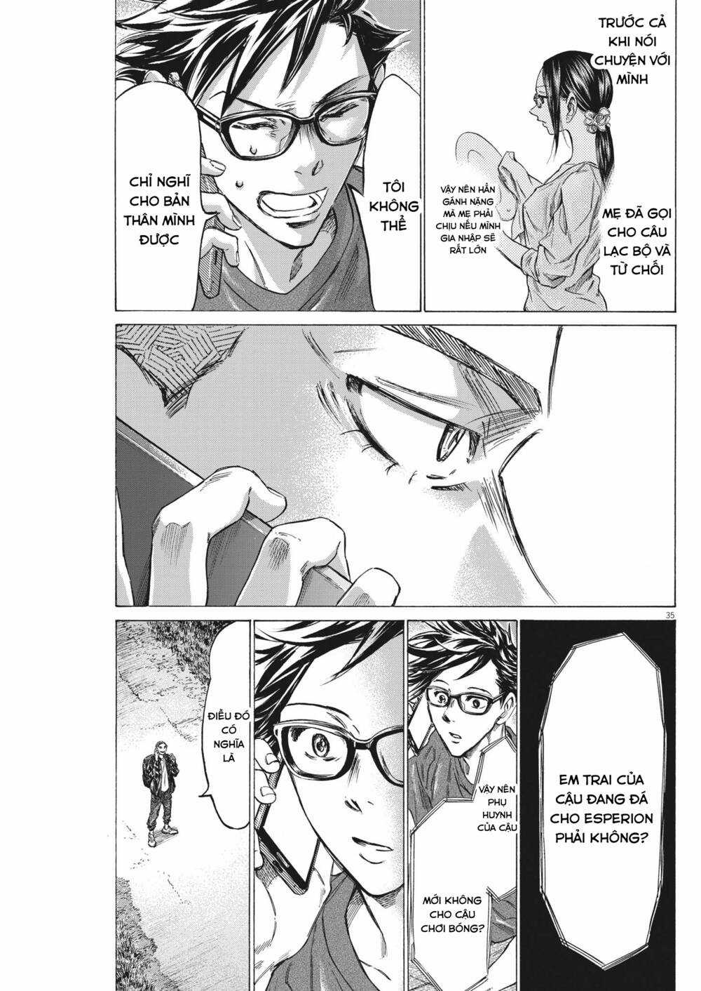 Ao Ashi Brotherfoot Chapter 7 trang 34