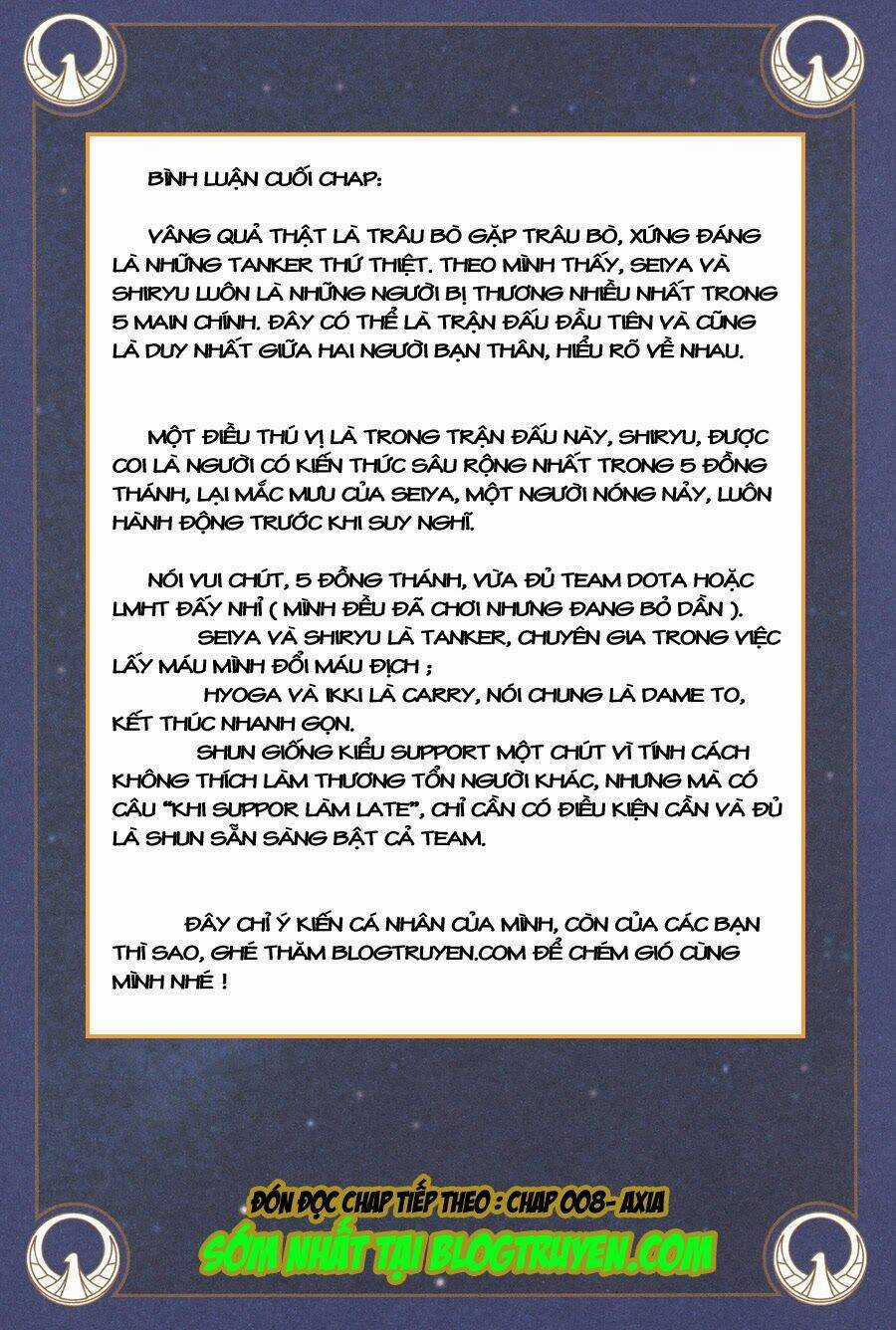 Áo Giáp Vàng Chapter 7 trang 51