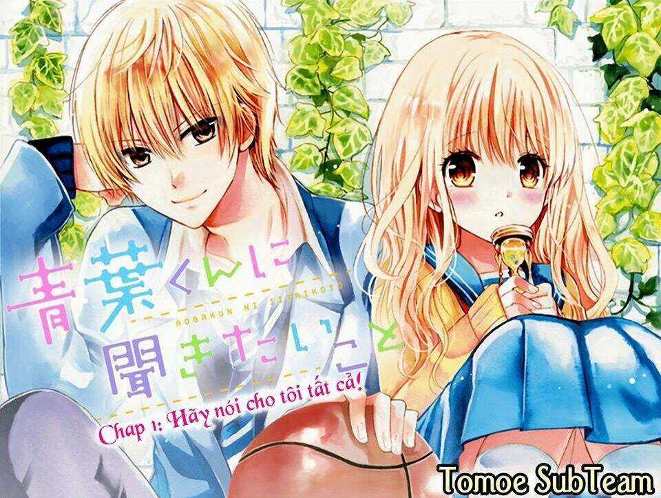 Aoba-Kun Ni Kikitai Koto Chapter 1 trang 2