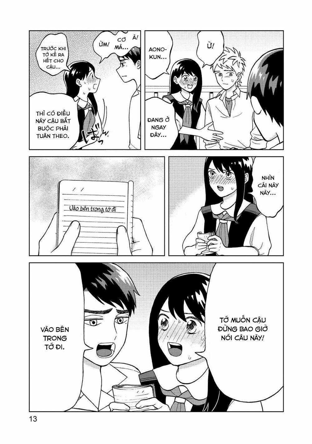 Aono-Kun Ni Sawaritai Kara Shinitai Chapter 6 trang 13