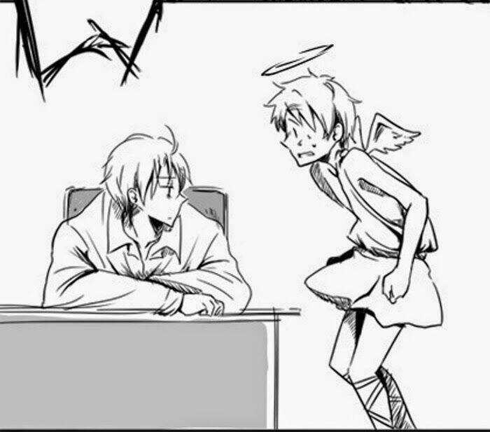 APH Doujinshi - Kinobori to Akai Skirt Chapter 2 trang 23