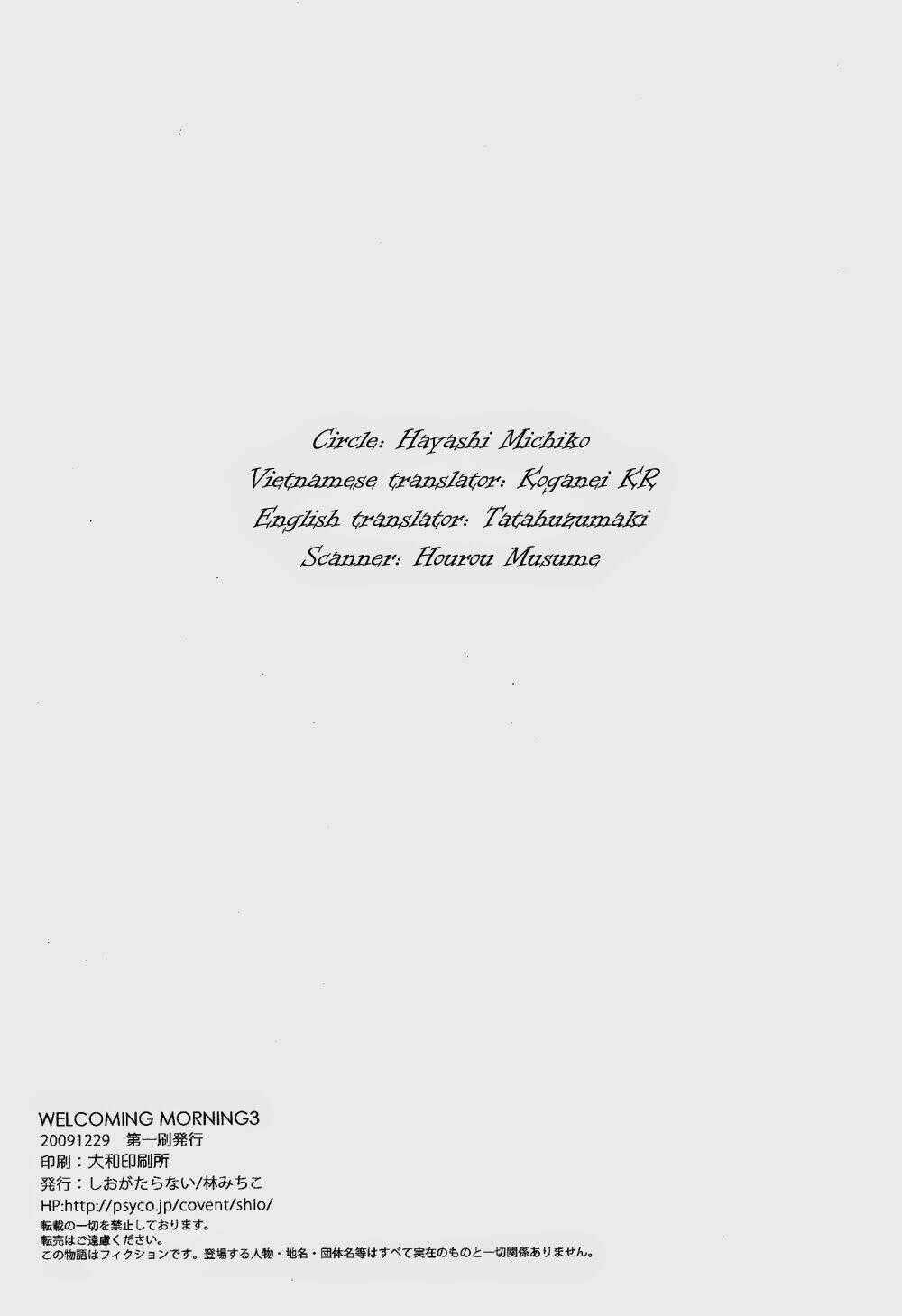 Aph Doujinshi - Welcoming Morning Chapter 3 trang 27