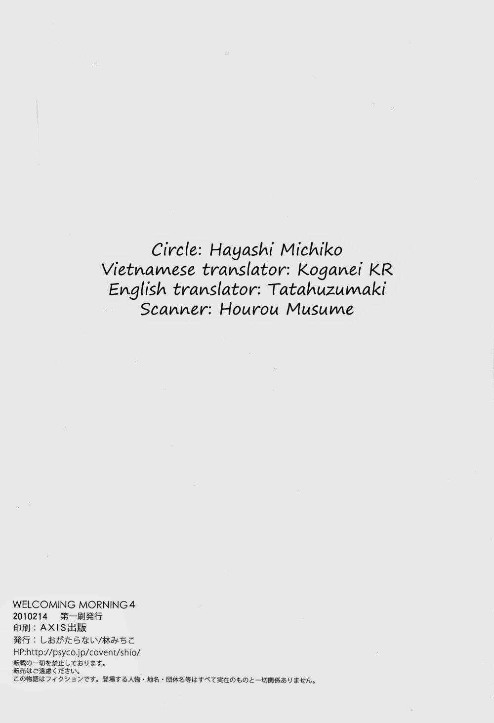 Aph Doujinshi - Welcoming Morning Chapter 4 trang 28