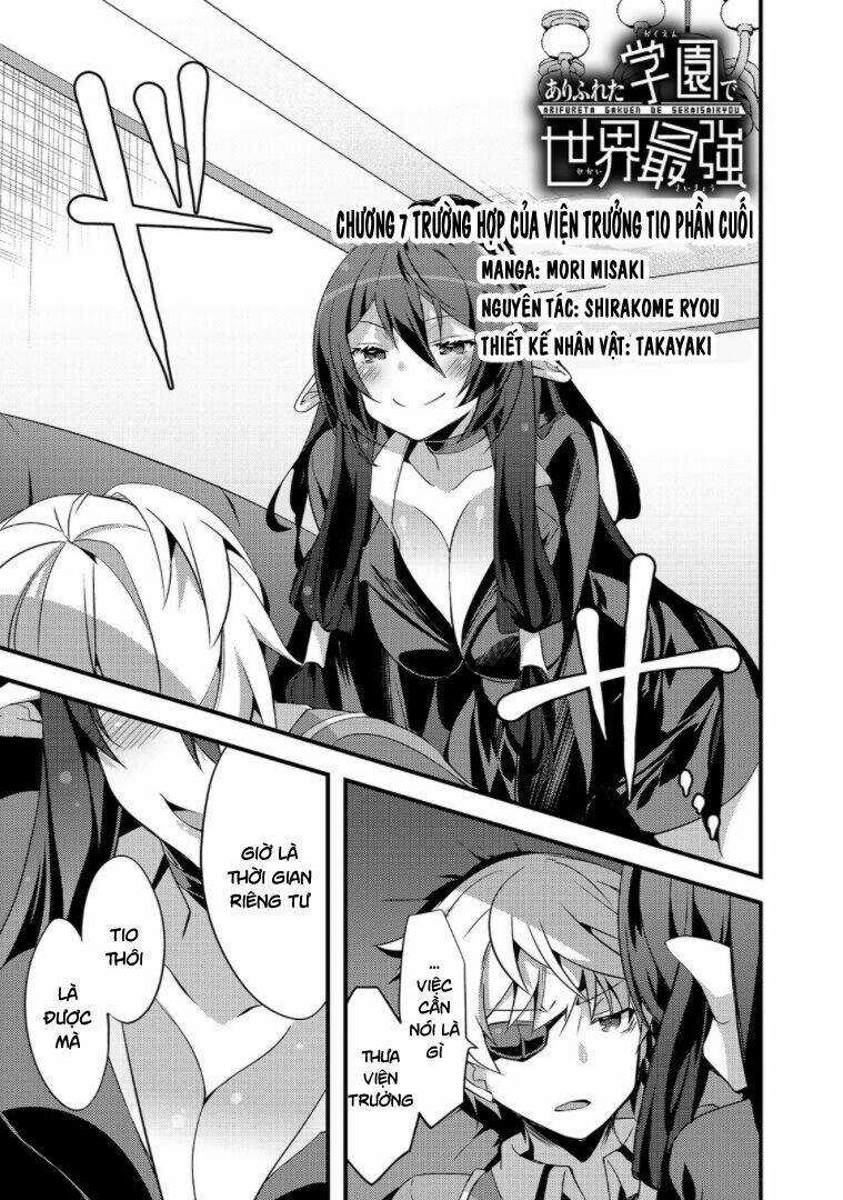Arifureta Học Viện Ma Thuật Đỉnh Nhất Thế Giới Chapter 7 trang 2