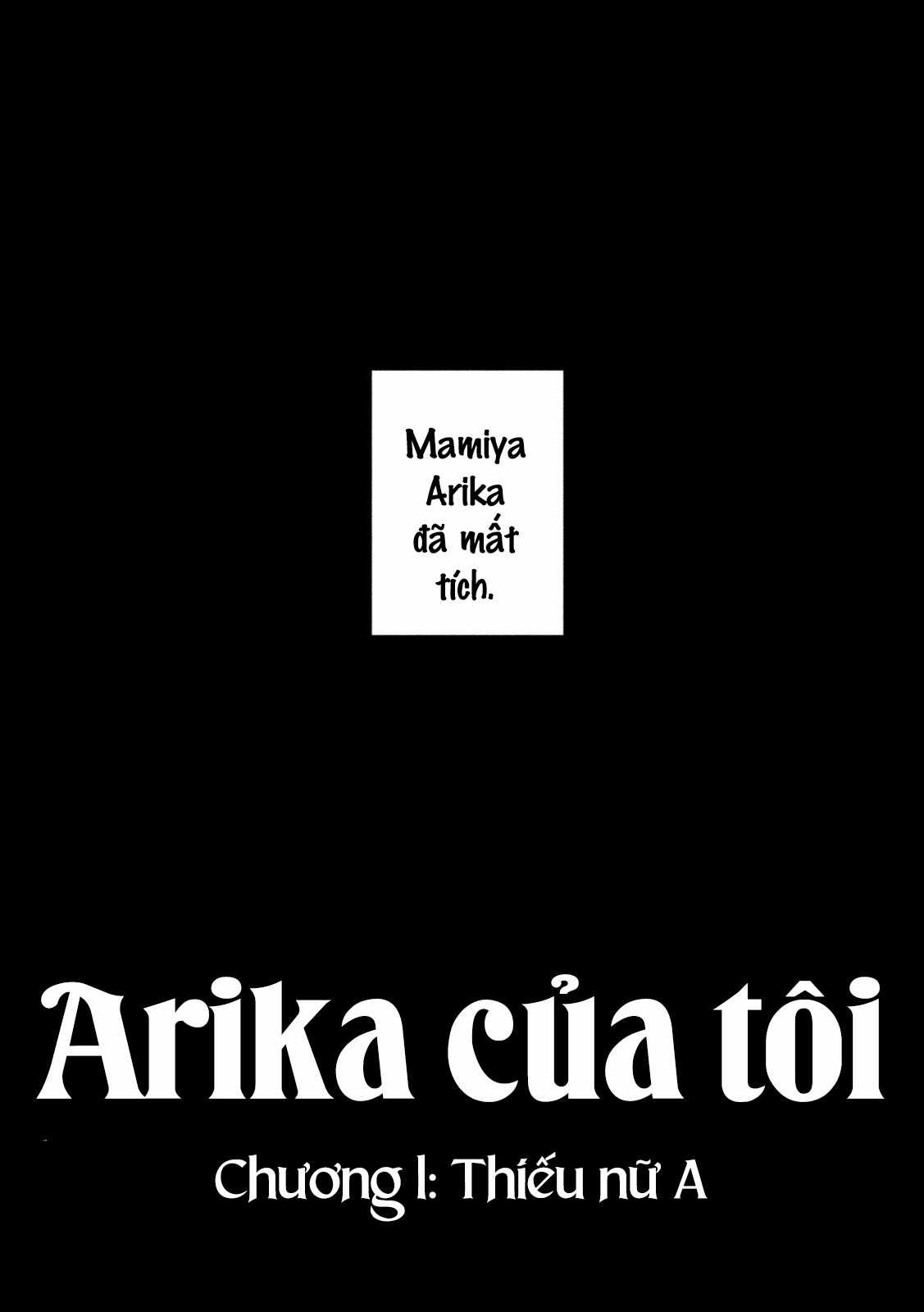 Arika của tôi (Hết) Chapter 1 trang 7
