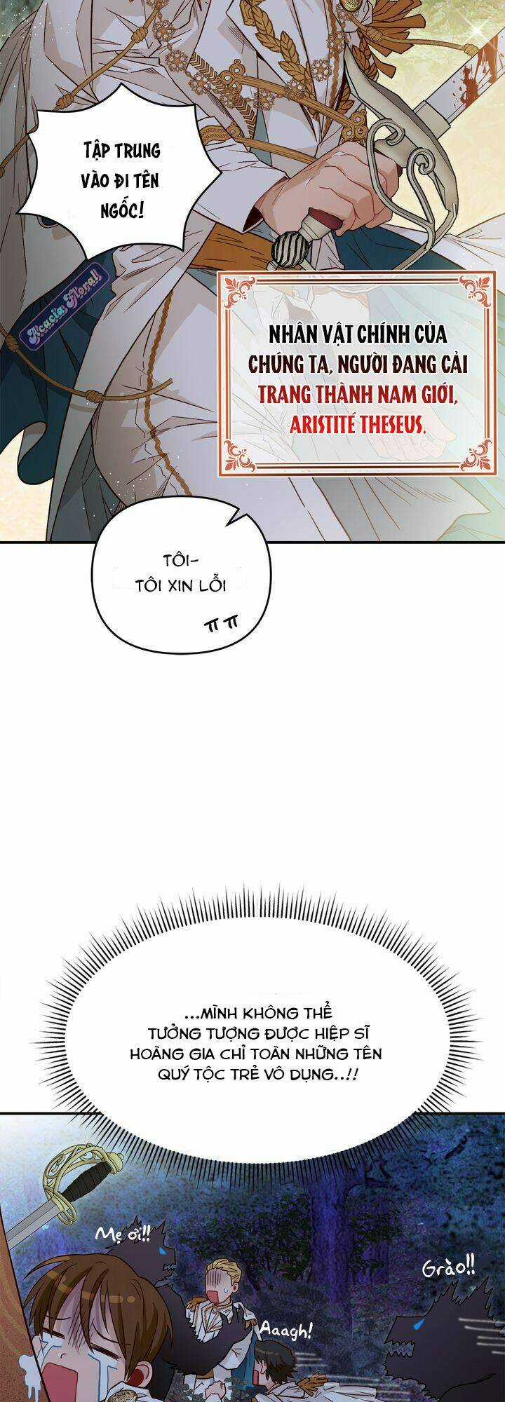 Aristité Được Ban Phước Một Lời Nguyền Chapter 1 trang 33