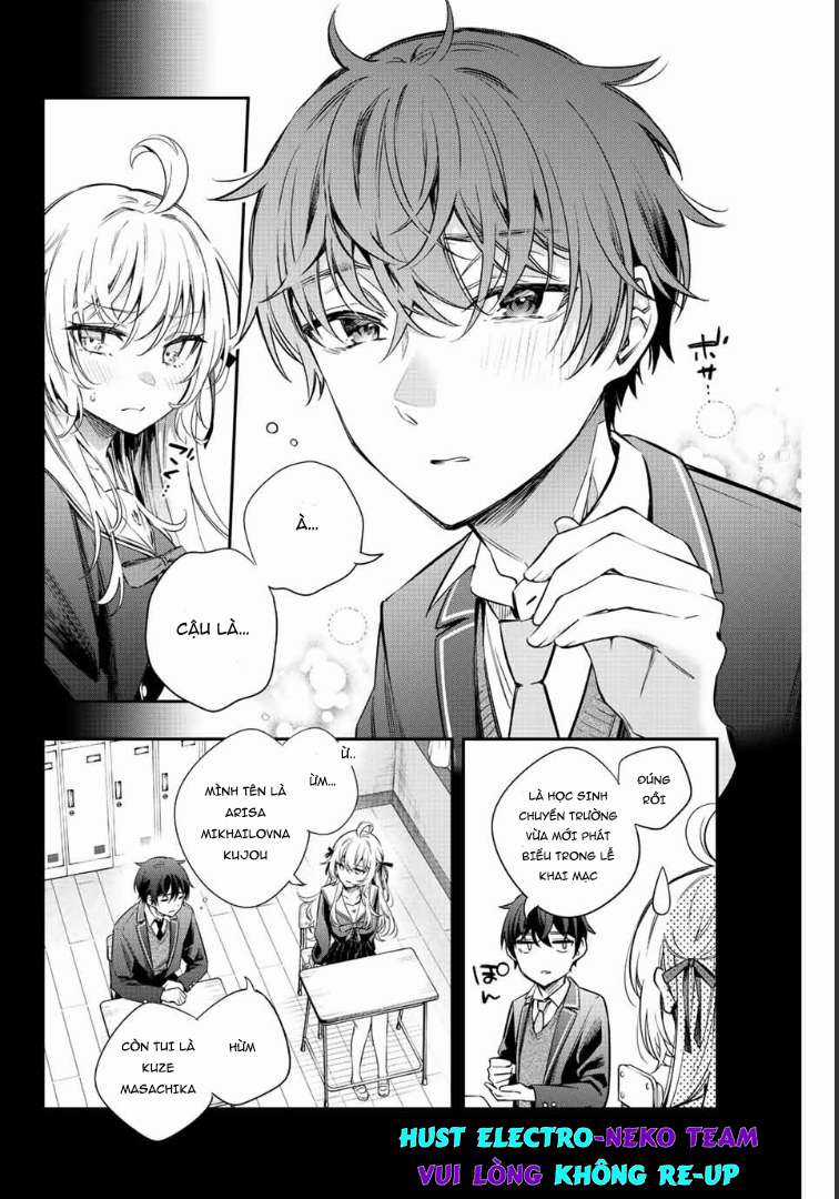 Arya-san bàn bên thi thoảng lại thả thính tôi bằng tiếng Nga Chapter 10 trang 4