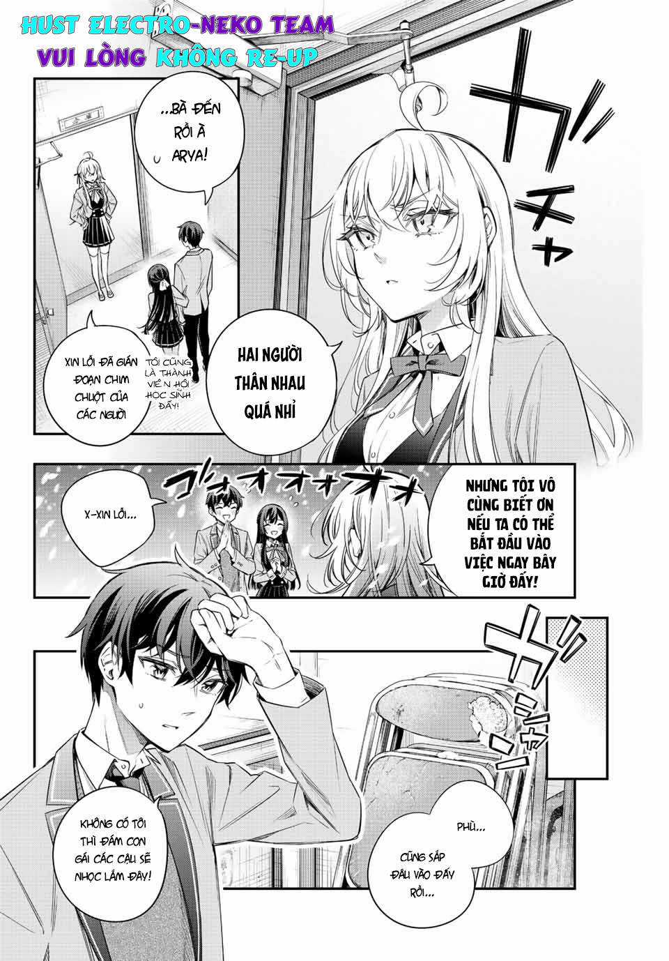 Arya-san bàn bên thi thoảng lại thả thính tôi bằng tiếng Nga Chapter 16 trang 10