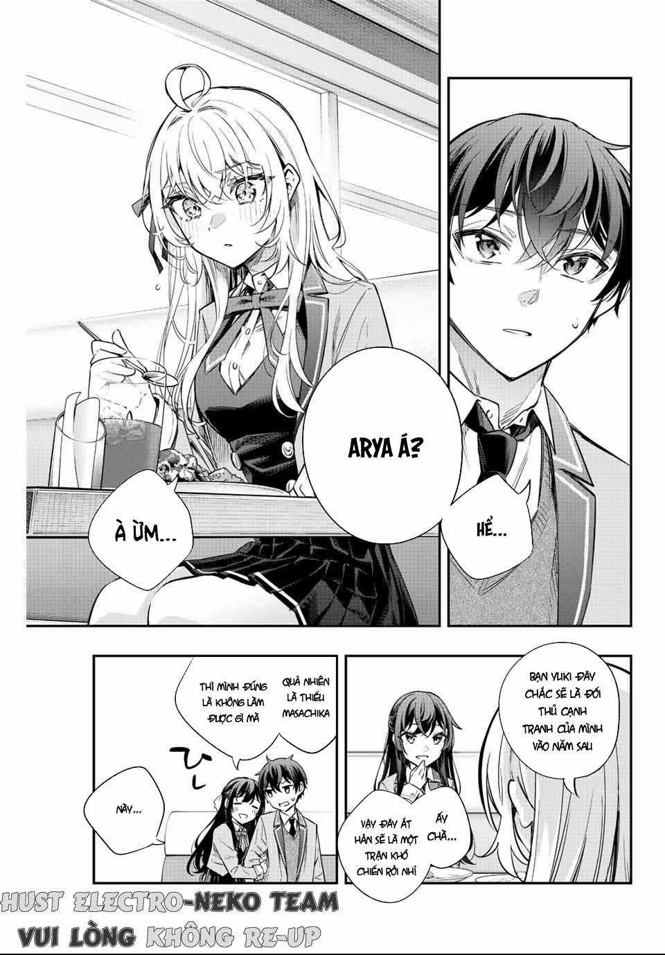 Arya-san bàn bên thi thoảng lại thả thính tôi bằng tiếng Nga Chapter 17 trang 15
