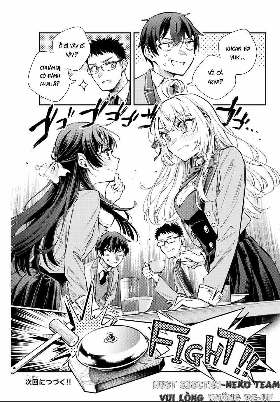 Arya-san bàn bên thi thoảng lại thả thính tôi bằng tiếng Nga Chapter 17 trang 19