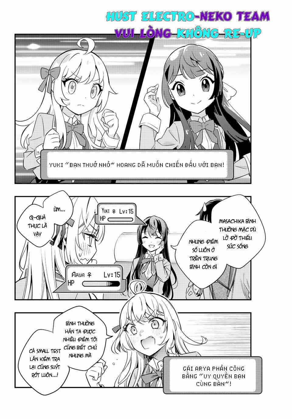 Arya-san bàn bên thi thoảng lại thả thính tôi bằng tiếng Nga Chapter 18 trang 3