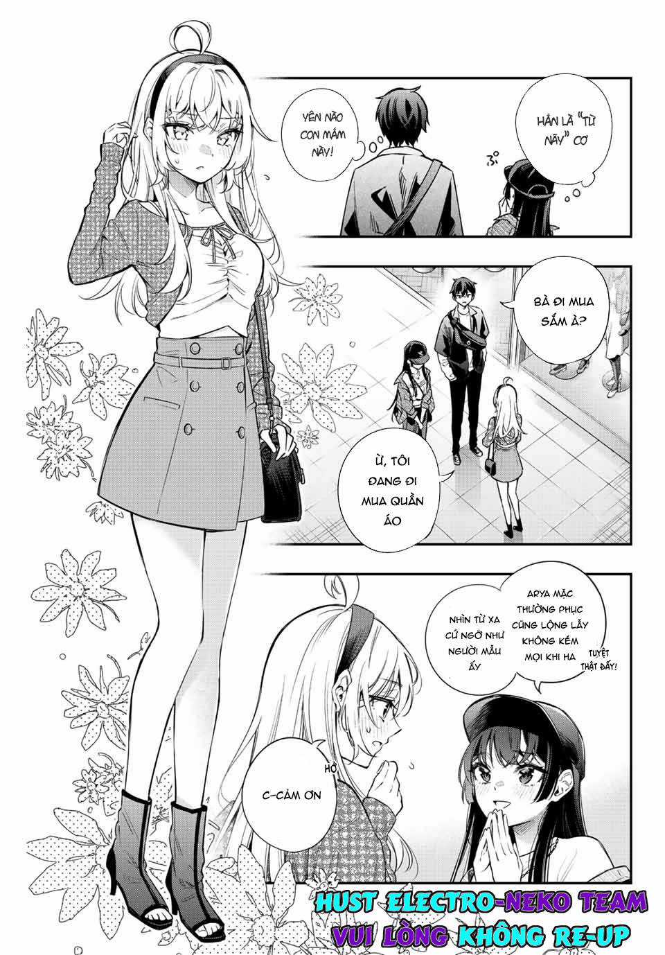 Arya-san bàn bên thi thoảng lại thả thính tôi bằng tiếng Nga Chapter 21 trang 9