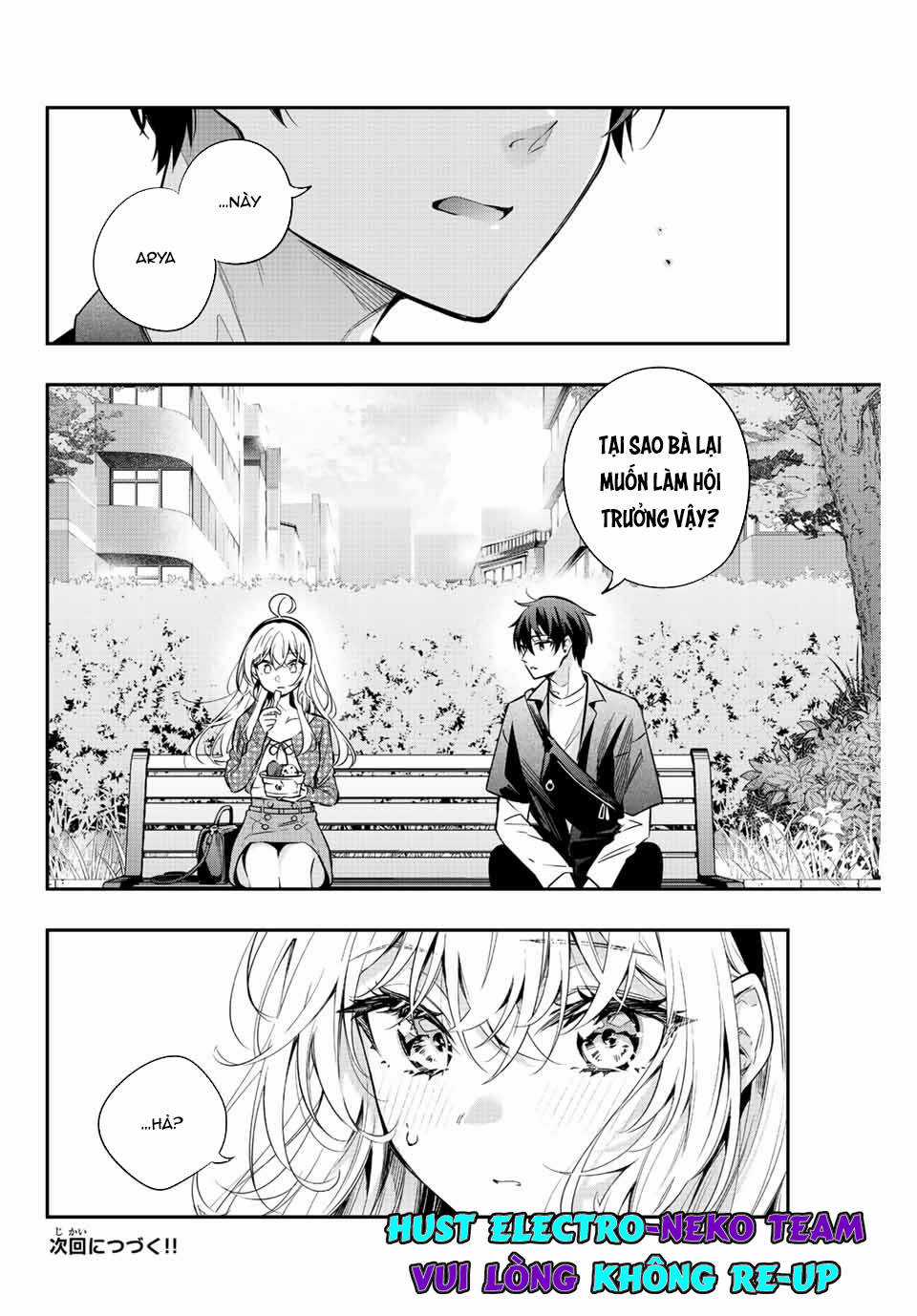 Arya-san bàn bên thi thoảng lại thả thính tôi bằng tiếng Nga Chapter 22 trang 19