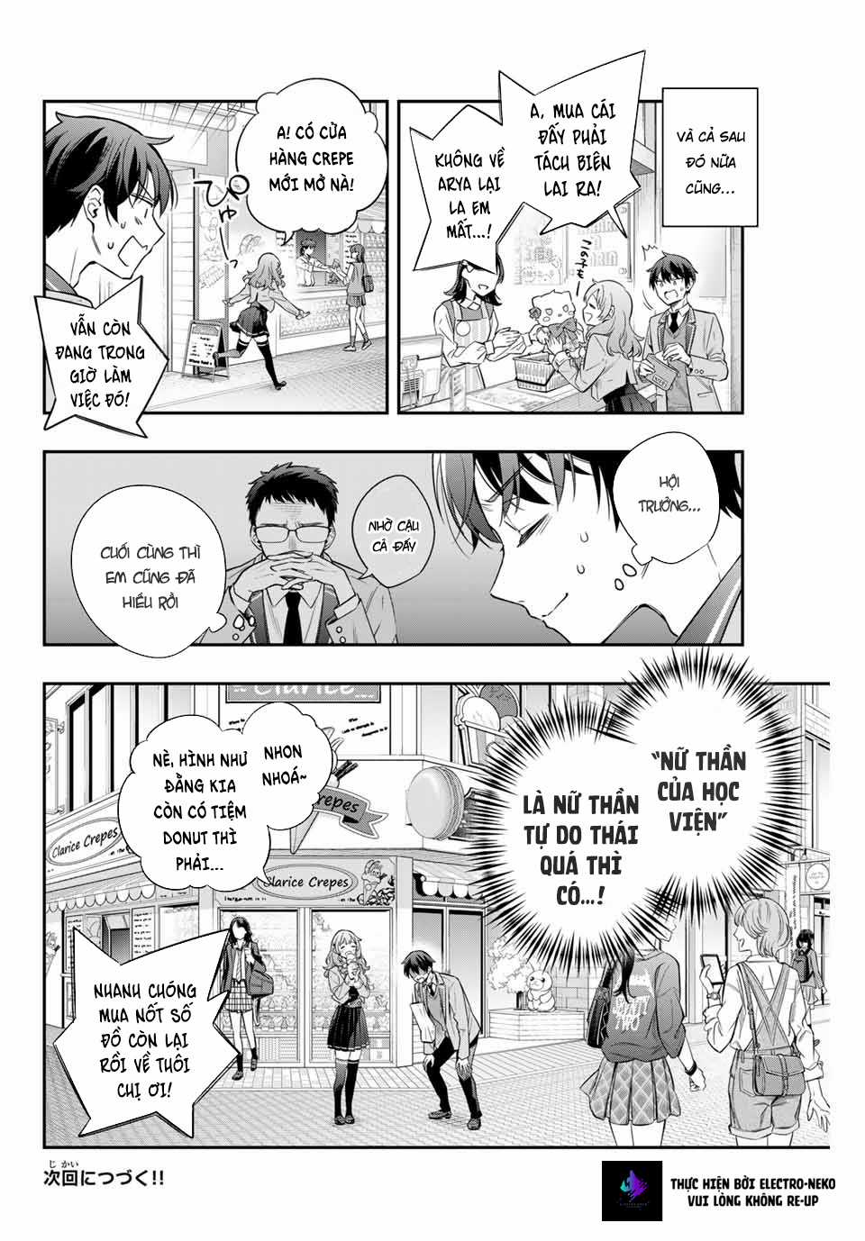 Arya-san bàn bên thi thoảng lại thả thính tôi bằng tiếng Nga Chapter 26 trang 21