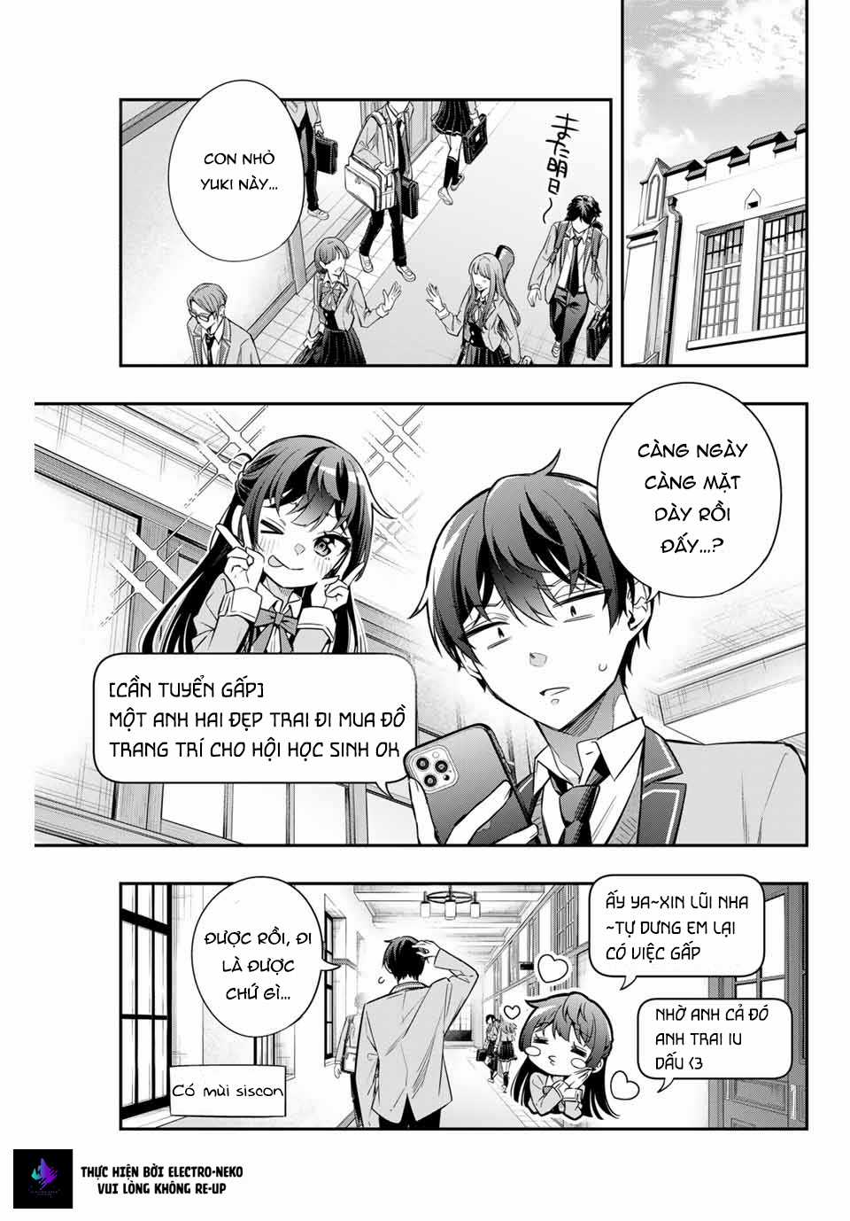 Arya-san bàn bên thi thoảng lại thả thính tôi bằng tiếng Nga Chapter 26 trang 4