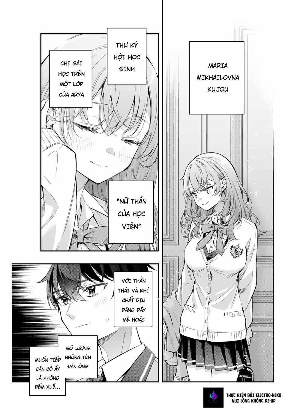 Arya-san bàn bên thi thoảng lại thả thính tôi bằng tiếng Nga Chapter 26 trang 8