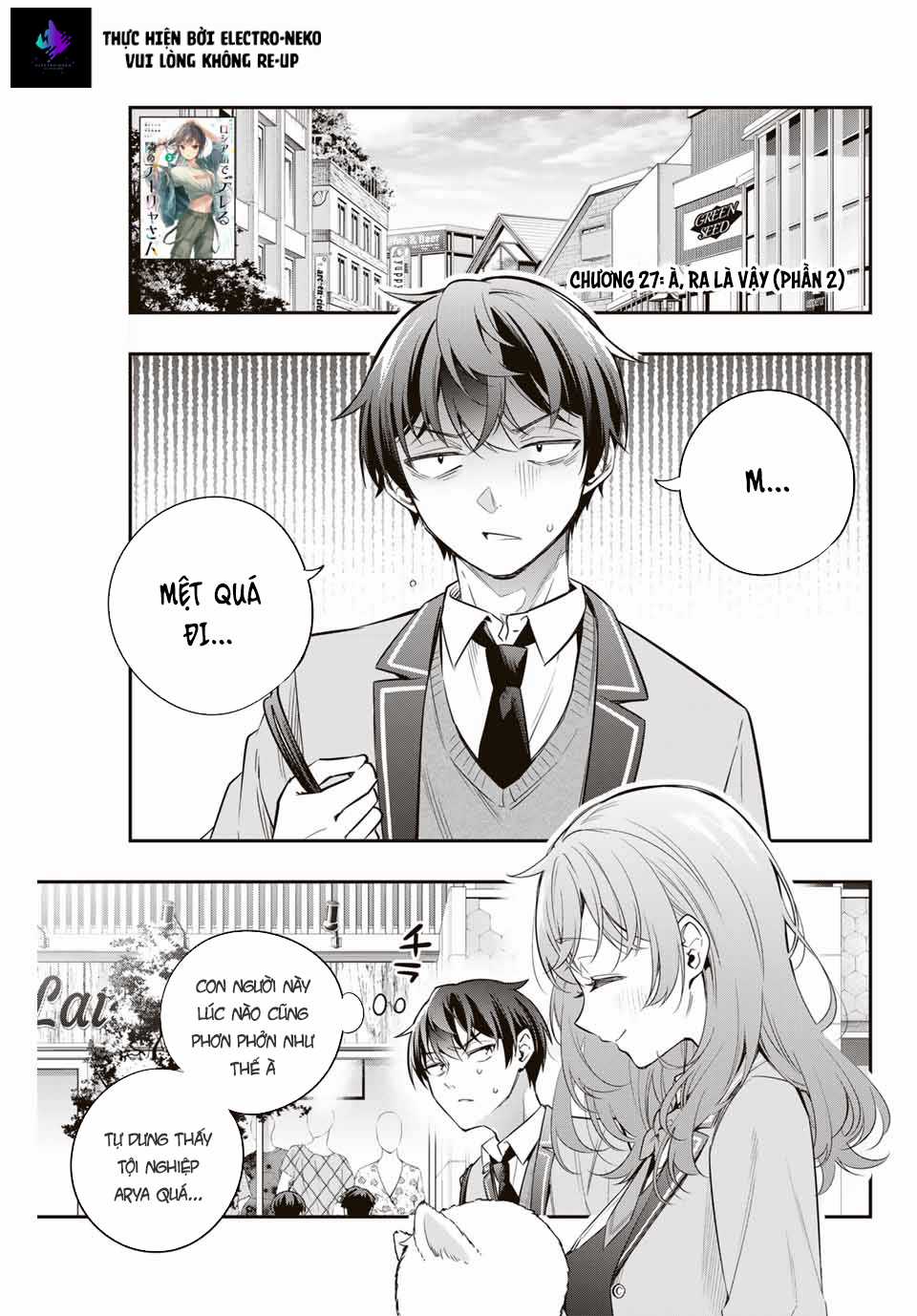 Arya-san bàn bên thi thoảng lại thả thính tôi bằng tiếng Nga Chapter 27 trang 4