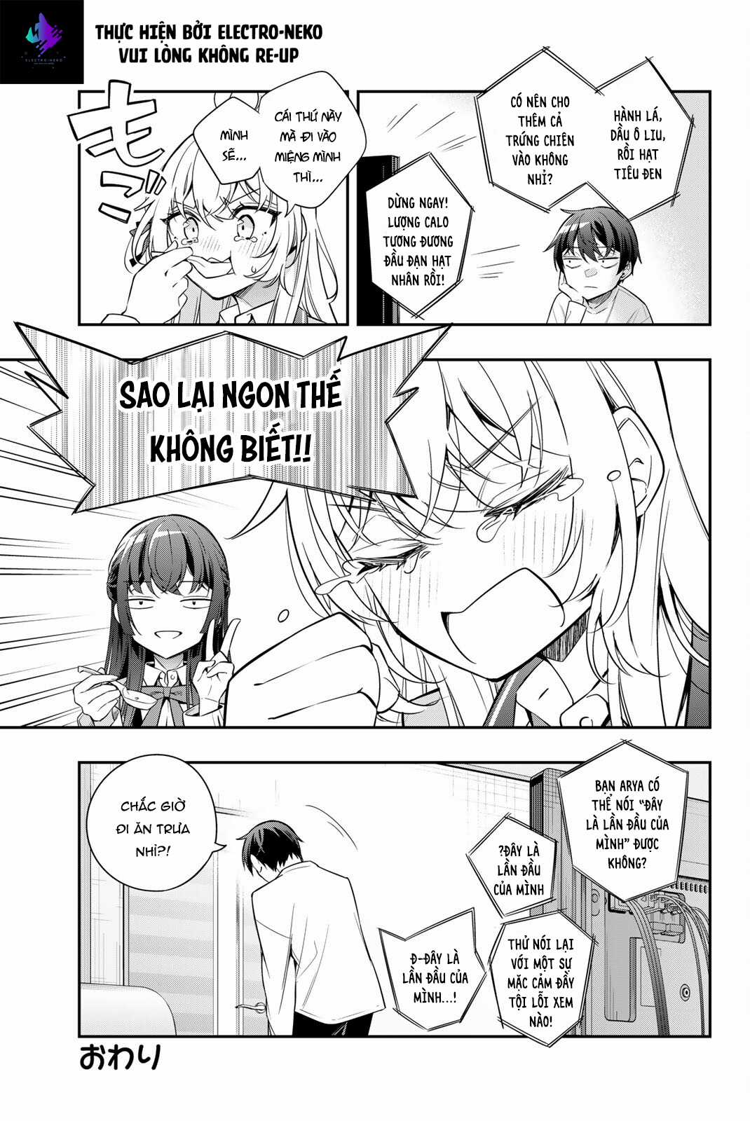 Arya-san bàn bên thi thoảng lại thả thính tôi bằng tiếng Nga Chapter 30 trang 24