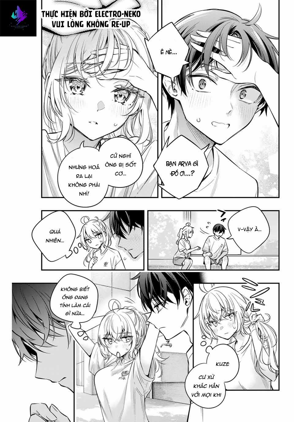 Arya-san bàn bên thi thoảng lại thả thính tôi bằng tiếng Nga Chapter 34 trang 13