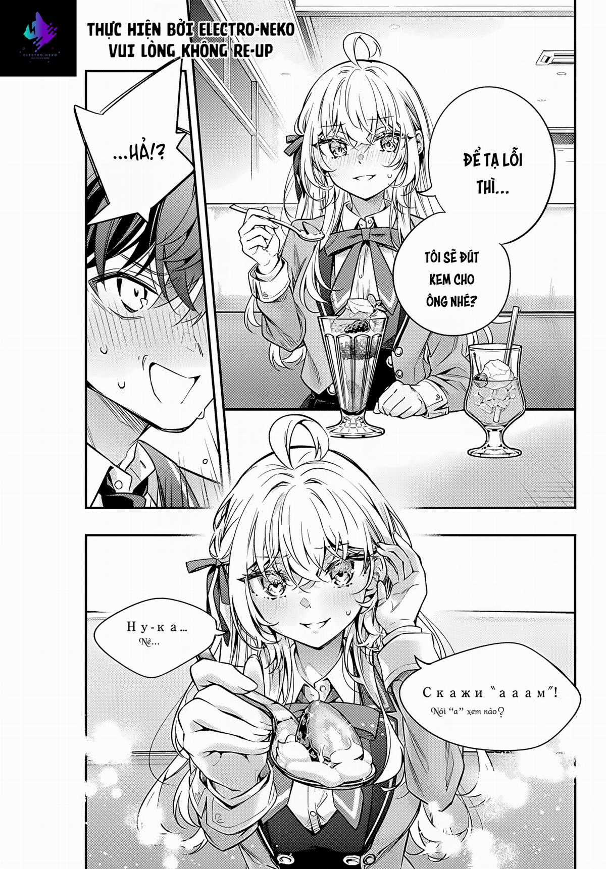 Arya-san bàn bên thi thoảng lại thả thính tôi bằng tiếng Nga Chapter 40 trang 16