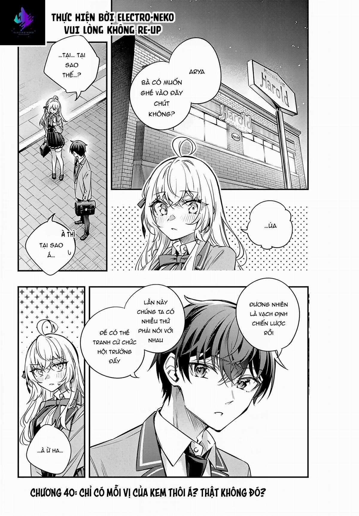 Arya-san bàn bên thi thoảng lại thả thính tôi bằng tiếng Nga Chapter 40 trang 5