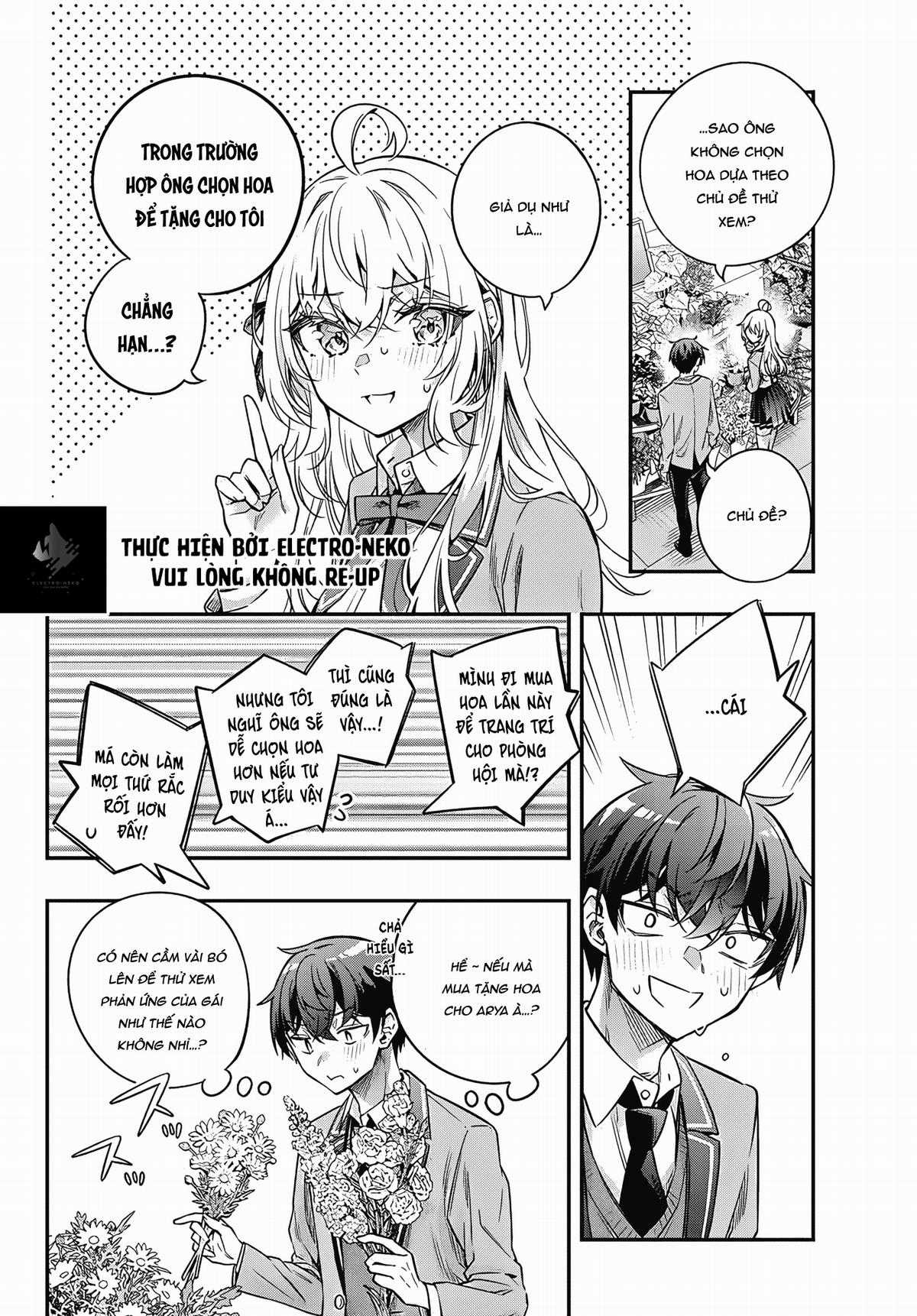 Arya-san bàn bên thi thoảng lại thả thính tôi bằng tiếng Nga Chapter 41.5 trang 10