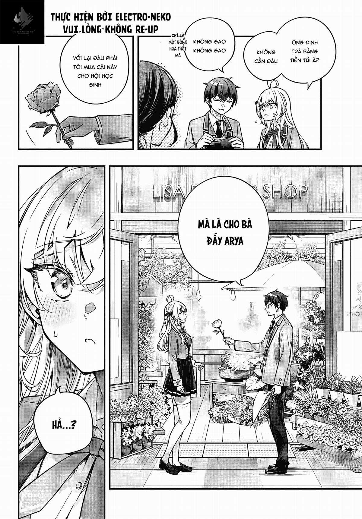 Arya-san bàn bên thi thoảng lại thả thính tôi bằng tiếng Nga Chapter 41.5 trang 14