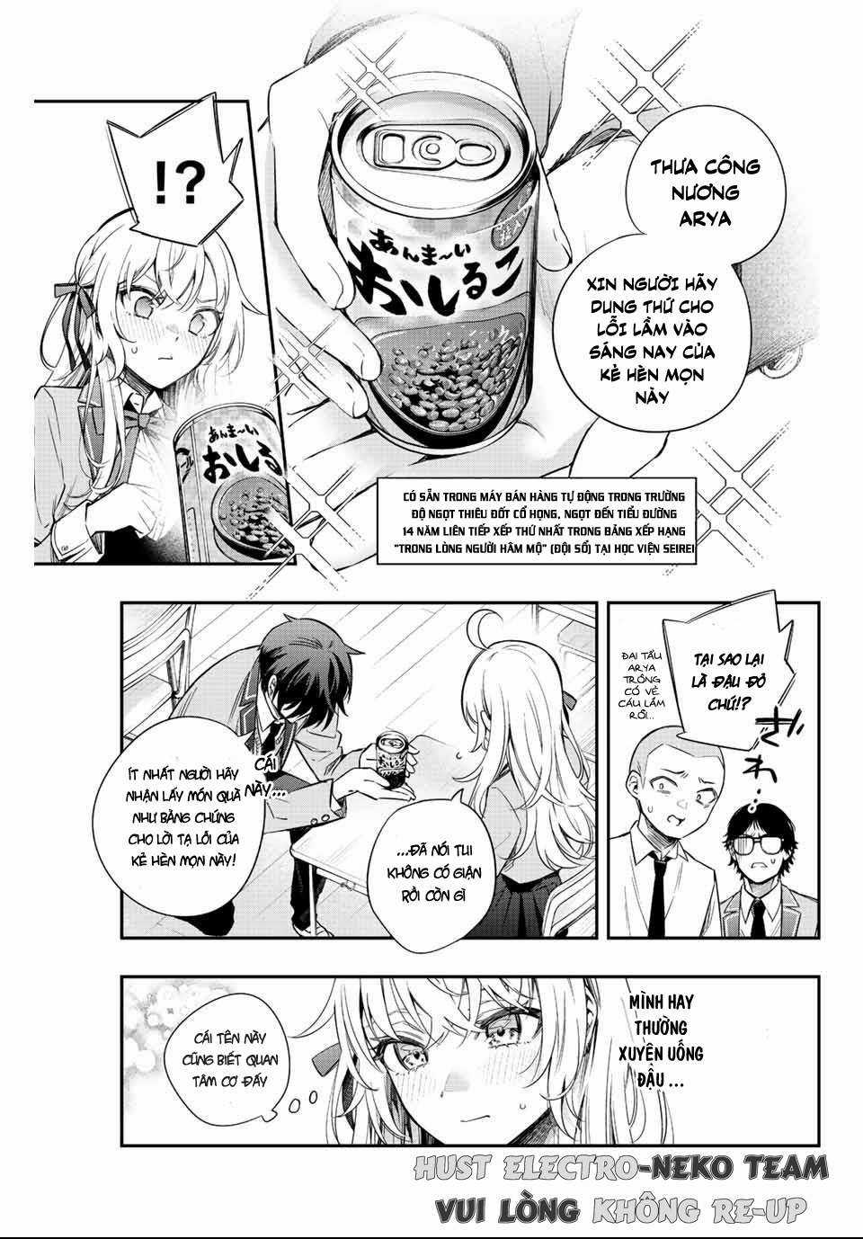 Arya-san bàn bên thi thoảng lại thả thính tôi bằng tiếng Nga Chapter 8 trang 6