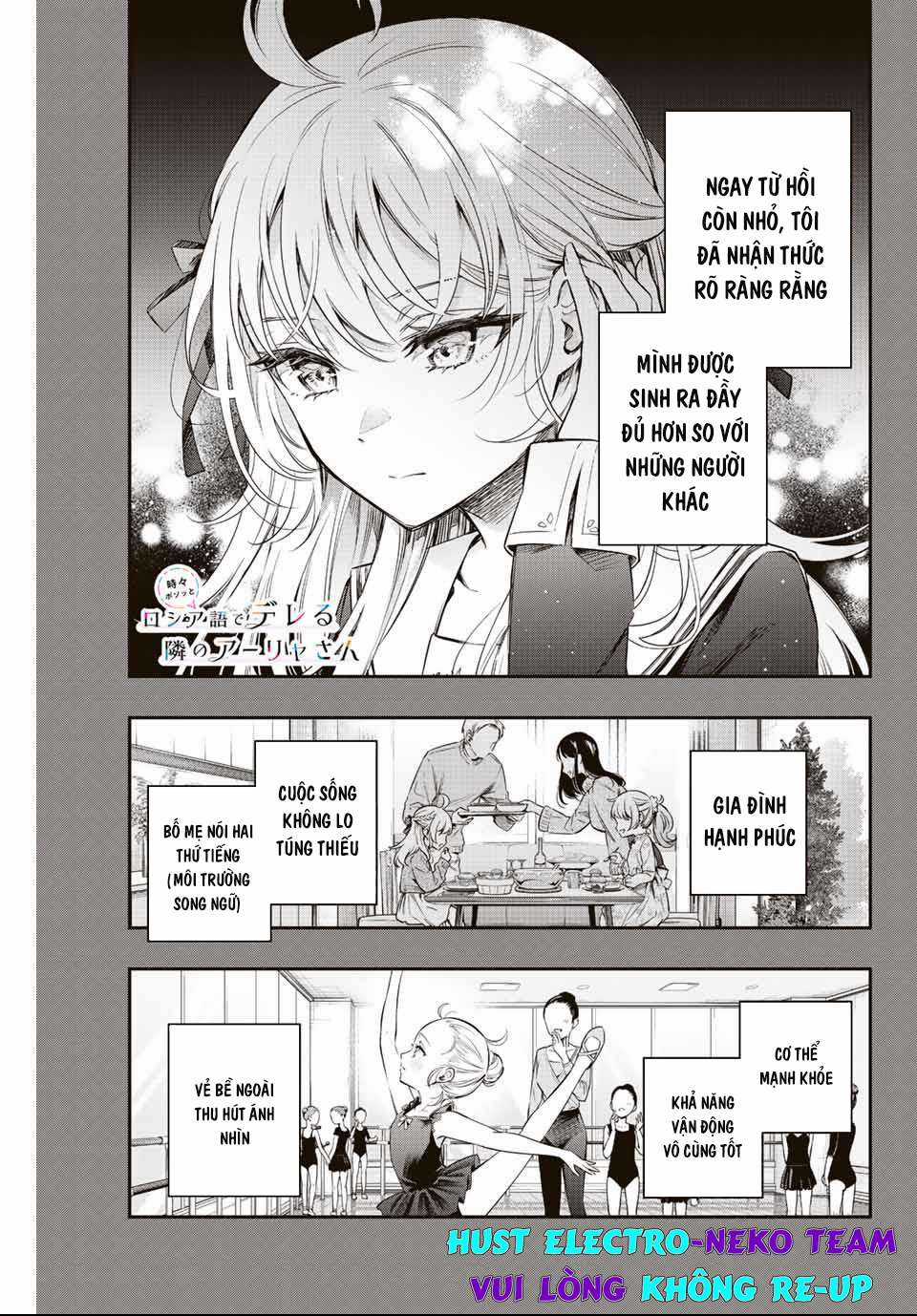 Arya-san bàn bên thi thoảng lại thả thính tôi bằng tiếng Nga Chapter 9 trang 3