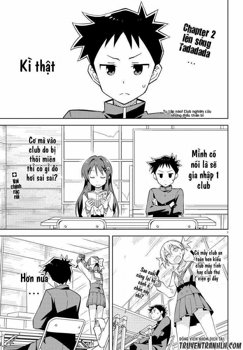Atsumare! Fushigi Kenkyuubu Chapter 2 trang 0