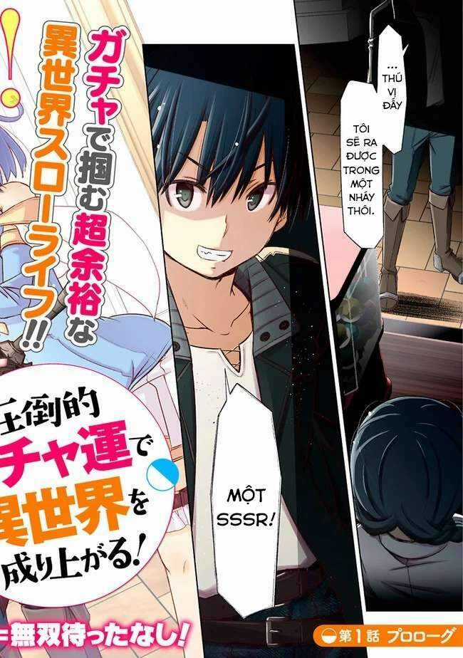 Attouteki Gacha Un De Isekai O Nariagaru! Chapter 1 trang 3