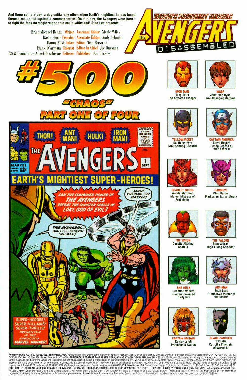 Avengers Disassembled Chapter 1 trang 2